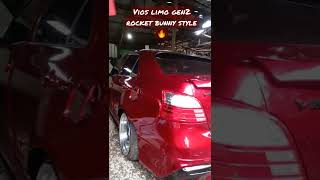 vios limo gen 2 rocket bunny style #tigolimoautozone #vioslimo #modifikasi #extaxi