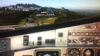 Landing at Charallave with JetStream 4100.