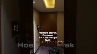 5 Saat Kayseri ve Otel Odam #hostes 💅✨💖