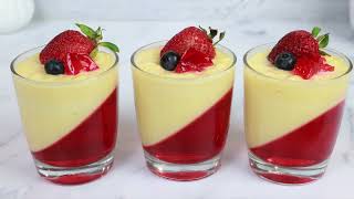 Jello Custard Pudding Recipe | How to make Jelly Custard at home |  Custard Recipe at home