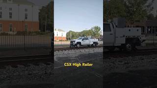 CSX High Railer in Athens #csx #csxt #hirail #truck @CameraBryan #athensalabama #railroad #railfan