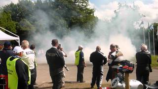 Sebastian Vettel Doughnuts Goodwood Festival of Speed 2012