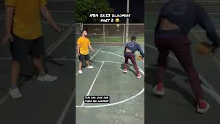 Another nba 2k23 blooper..😂 missed a easy layup for the video..😂 #basketball #shorts