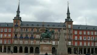 PLAZA MAYOR, Madrid Spain  (Go Pro Hero8 Testing, Original Shots)