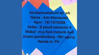 Membuat media pembelajaran perkembangan motorik halus anak usia dini, usia 3-4 tahun