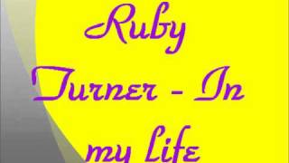 Ruby Turner - In my life