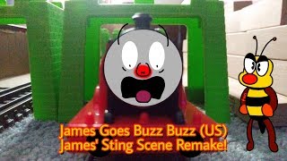 Thomas and Friends | James Goes Buzz Buzz Sting Scene Remake! (Trackmaster, TOMY, Plarail)