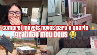 COMPREI MÓVEIS NOVOS PRO QUARTO 😭🙏 TUDO QUE SEMPRE SONHEI 💖 vou fazer a festinha deles 😍