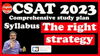 CSAT, civil services aptitude test 2023, csat syllabus, the best strategy, How to crack csat 2023