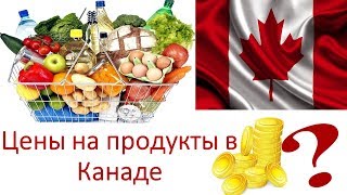 Цены на продукты питания в Канаде