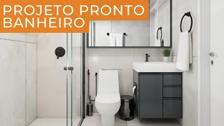 Banheiro Decorado e Planejado│504B