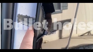 SHOTS FIRED: BULLETS HIT COPWATCHER'S CAR !