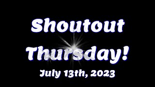 Shoutout Thursday - July 13th, 2023 - #locksport #lockpicking