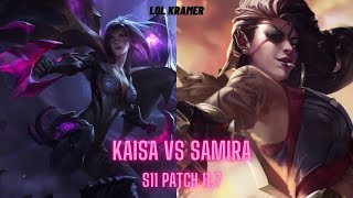 Kaisa vs Samira Patch 11.7️ ADC  Korea Challenger