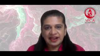 Dr. Hema Divakar speaking at the World Congress of Anemia (WCA)