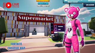 Fortnite Creative: Supermarket Simulator - Day 2