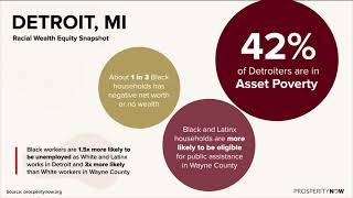 Racial Wealth Equity Snapshot: Detroit, MI