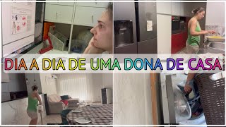 VLOG: CUIDANDO DO LAR I FIZ ALMOÇO TIVE A ESTUDAR MARTIM PASSOU MAL NOITE I #veda10 I BrunaRodrigues