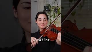 A=415hz, 432hz, 440hz comparison on baroque violin