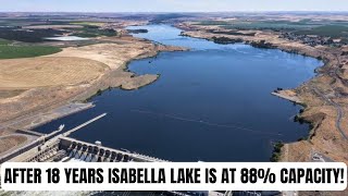 After 18 Years Isabella Lake is at 88 % capacity!