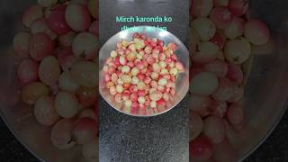 mirch karonda ki sabji#mirchi #karonda#mirchkaronda#food #ytshorts#viral#cooking #homerecipesbyseema