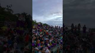 Tari kecak di Uluwatu, Bali #shorts