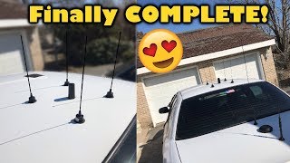 My ANTENNA SETUP is FINALLY COMPLETE!