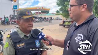 entrevista com o coronel Ramos. sobre ações no trânsito.