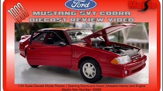 Diecast Review Day! Maisto 1993 Ford Mustang SVT Cobra Fox Body