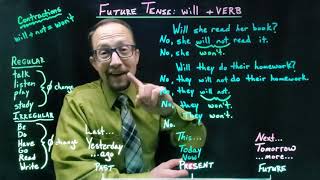 Future Tense: will + VERB