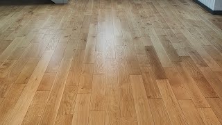 rénovation d'un parquet chêne massif