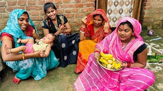 गांव के डोल पूजा, देखिये विधि पूर्वक धुम-धाम मनाते हैं जन्माष्टमी।|Devar Bhauji Priti Singh Comedy