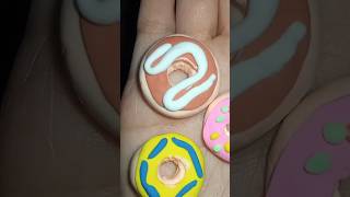 #how to make mini donuts with playdough #clayart#diy#toturial#viralvideo #ytshorts#yt#miniature in