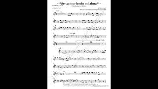 Se va muriendo mi alma - banda puro viento (partitura)