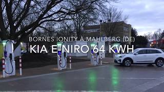 Recharge du KIA e-Niro sur borne Ionity