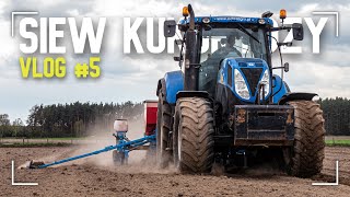 ☆ Uprawa i Siew Kukurydzy ☆ VLOG #5 ☆ Nowy Nabytek ☆ New Holland T7510 !✔ KWS ,,Agro Polis'' ☆