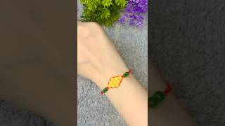 Easy Rakhi for school competition✨#diy #youtubeshorts #Rakhi #rakshabandhan