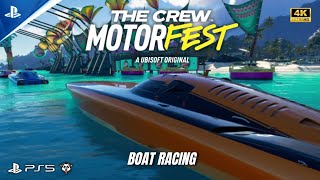 BOAT RACING in THE CREW MOTORFEST - PS5 4K GAMEPLAY | #ps5gameplay #thecrewmotorfest #ubisoftgames