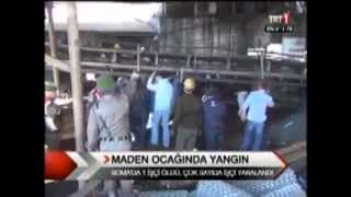 Soma Darkale maden yangını TRT 1 Ana Haber'de