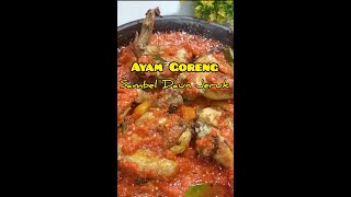 Enaknya bikin ketagihan"Ayam Goreng Sambal Daun Jeruk"#shorts#ayamgoreng#sambel