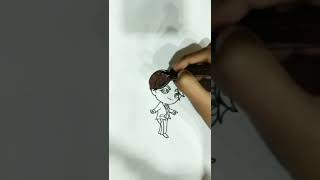 Cute Jungkook Cartoon Drawing | Cartoon Jungkook | #btsarmy #bts