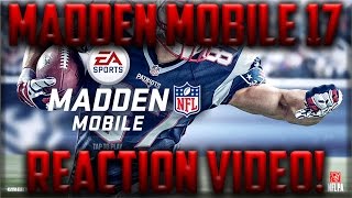 MADDEN MOBILE 17 Reaction Video! + Facecam!