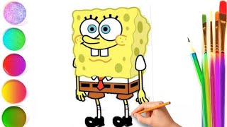 How to draw a SpongeBob easy and quikly.