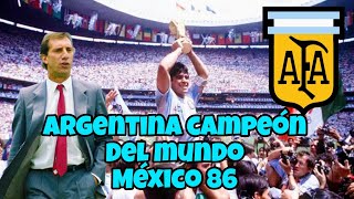 Así jugaba Argentina de Carlos Salvador Bilardo 🇦🇷 (México 86)