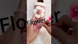 crochet flower tutorial #crochet #chairdesign #macramejhula #handmade #viral #diy#flowers