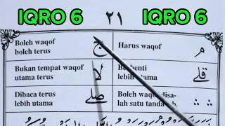 NGAJI RUTIN SETIAP HARI || PEMULA BELAJAR MENGAJI ALQURAN DIMULAI BACA IQRO | iqra buku 6 halaman 21