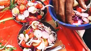 Mix Vegetable Chaat Recipe Street Food Zaika | Mumbai Street Food | #indiantreasurefoodie