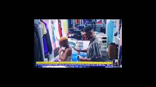 Sammy Helping Saskay With Some Back Massage/ Bbnaija Season 6/ Shine Ya Eye 👁️👁️