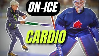 On Ice Cardio Workout For Pro Goalies