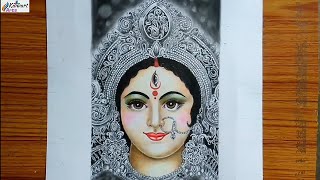 Nawaratri Special Ma Durga Drawing Status #shorts #Shorts #nawaratri